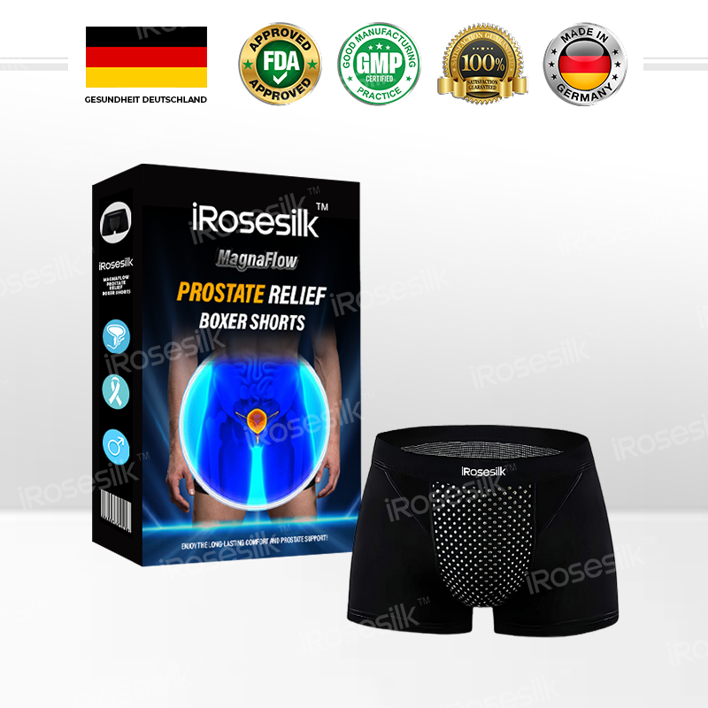 iRosesilk™ MagnaFlow Prostata-Entlastungs-Boxershorts