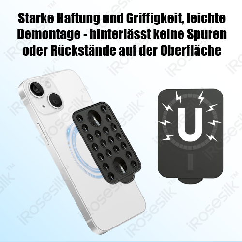 iRosesilk™ Freihändige Telefonhalterung mit Silikon-Saugfunktion