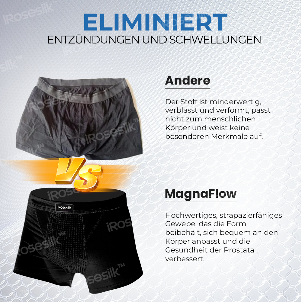 iRosesilk™ MagnaFlow Prostata-Entlastungs-Boxershorts