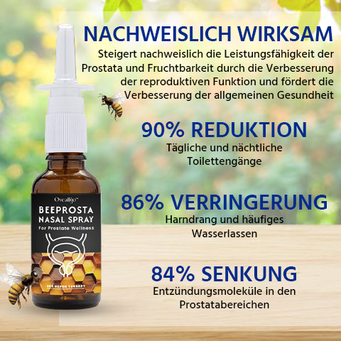 Oveallgo™ BeeProsta ACTIVE Nasenspray für die Prostatagesundheit