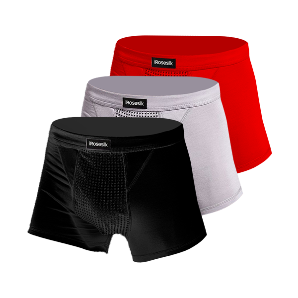 iRosesilk™ MagnaFlow Prostata-Entlastungs-Boxershorts