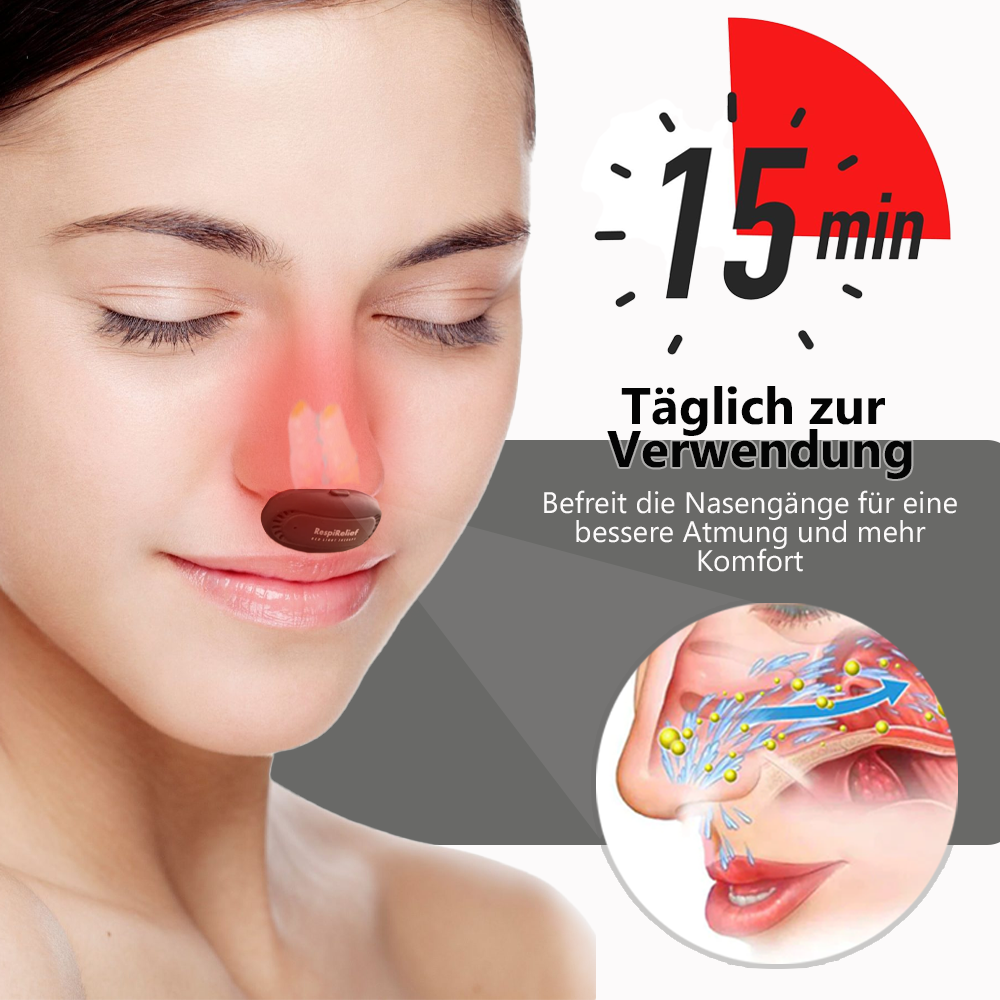 Oveallgo™ INSTANT X RespiRelief Rotlicht Nasaltherapiegerät