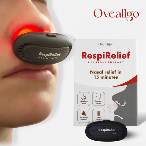 Oveallgo™ INSTANT RespiRelief Rotlicht Nasaltherapiegerät