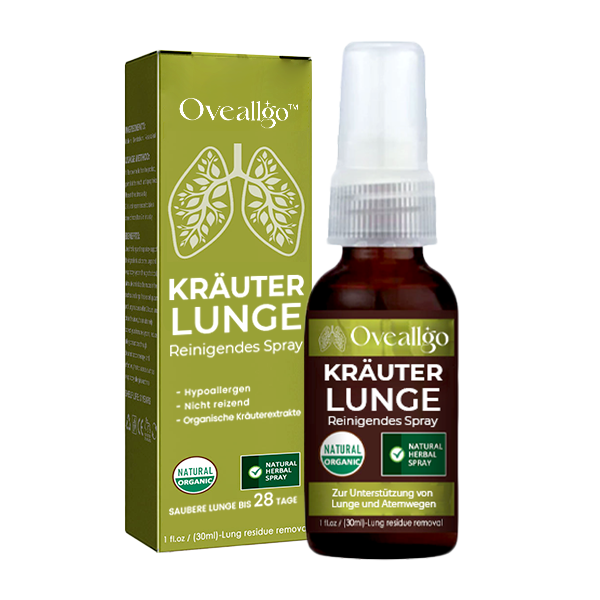 Oveallgo™ BreatheWell Natürliches Kräuterspray für Lungen- und Atemwegsunterstützung