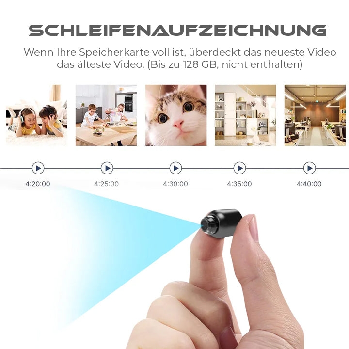 Oveallgo™ Invisible-Eye 1080P HD Nachtsicht Mini WIFI Kamera