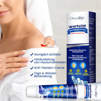 Oveallgo™ Wartsoff Rapid Creme Zur Sofortigen Entfernung Von Hautunreinheiten