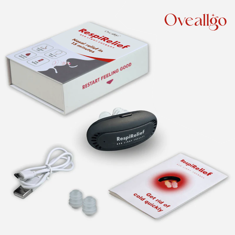 Oveallgo™ INSTANT MAXIMA RespiRelief Rotlicht Nasaltherapiegerät