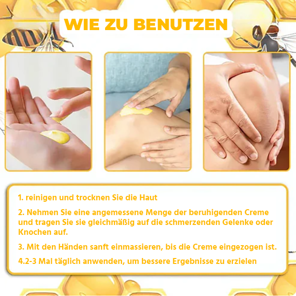 Oveallgo™ Schmerzlindernde Knochenheilungscreme mit Bienengift (Speziell für ältere Erwachsene und von der AOA empfohlen)