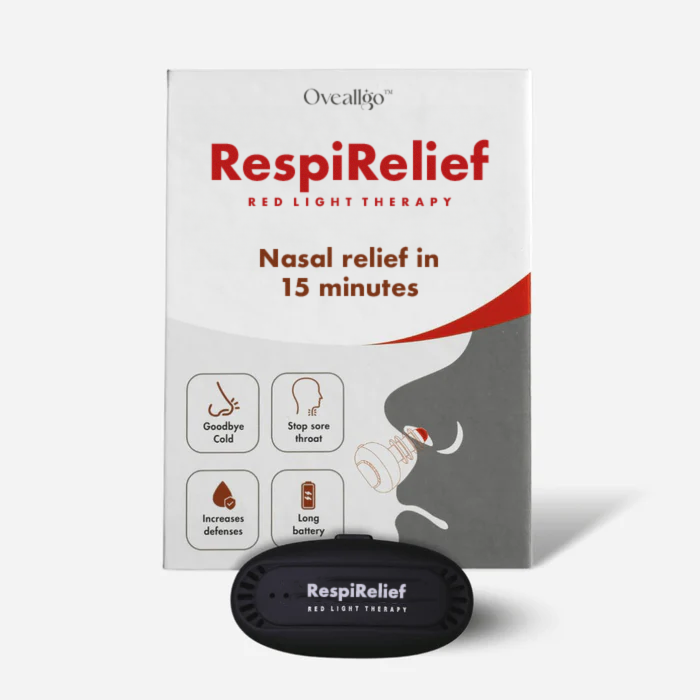 Oveallgo™ INSTANT MAXIMA RespiRelief Rotlicht Nasaltherapiegerät